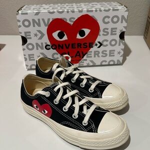 Converse x Comme de Garçons sz 4 men’s. Women’s 6/6.5